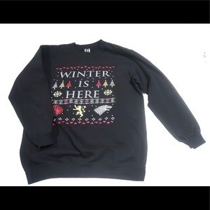 NWOT Game of Thrones Winter Sweater